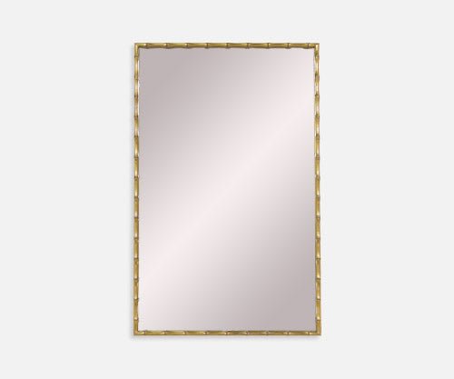 Mid-Century Faux Bamboo Mirror by Mastercraft