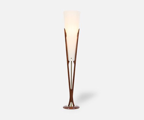 Mid-Century Sculpted Floor Lamp by Modeline 3