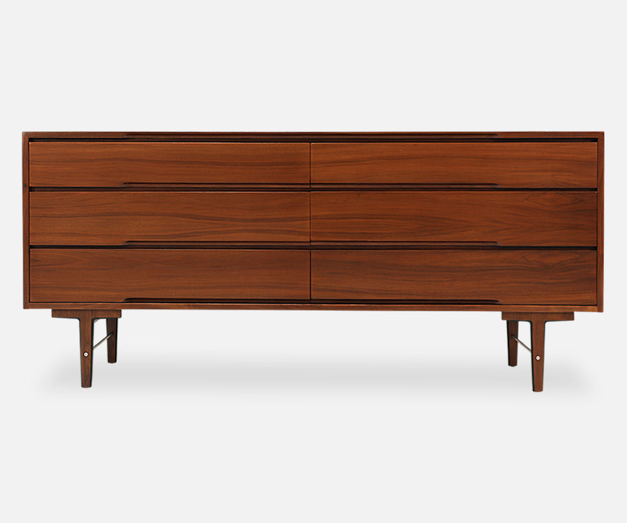 Mid-Century Walnut Dresser by Glenn of California