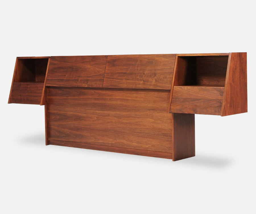 Milo Baughman Storage Headboard for Glenn of California