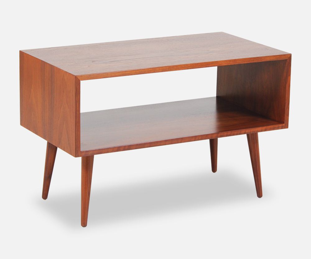 Milo Baughman Walnut Console Table for Glenn of California