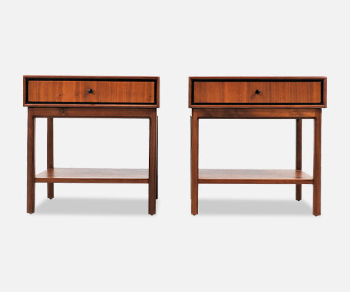 Milo Baughman Two-Tier Night Stands for Arch Gordon-2