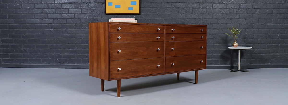 Walnut Dresser by Milo Baughman for Glenn of California