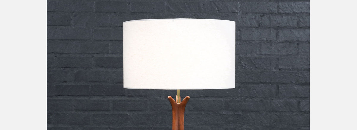 Mid-Century California Modern Sculpted Table Lamp by Modeline