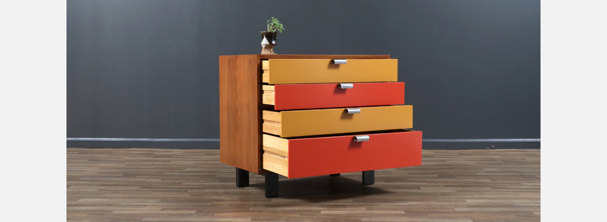 George Nelson Multi-Color Lacquered Chest for Herman Miller