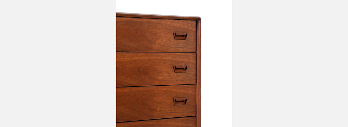 Danish Modern Teak Chest of Drawers by Munch Slagelse