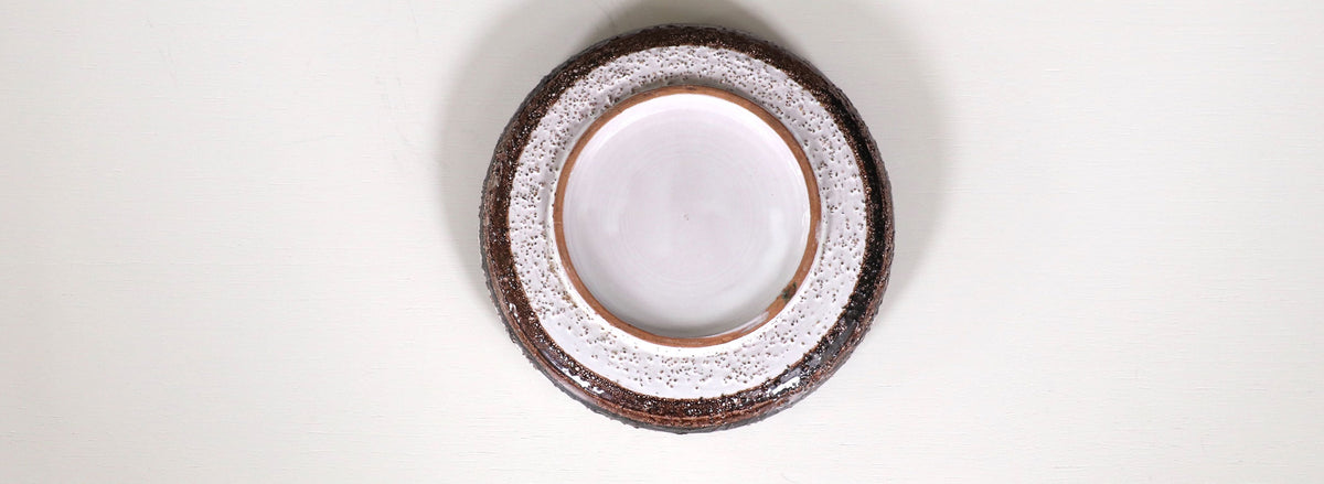Aldo Londi Italian Glazed Ceramic Ashtray for Bitossi Studio