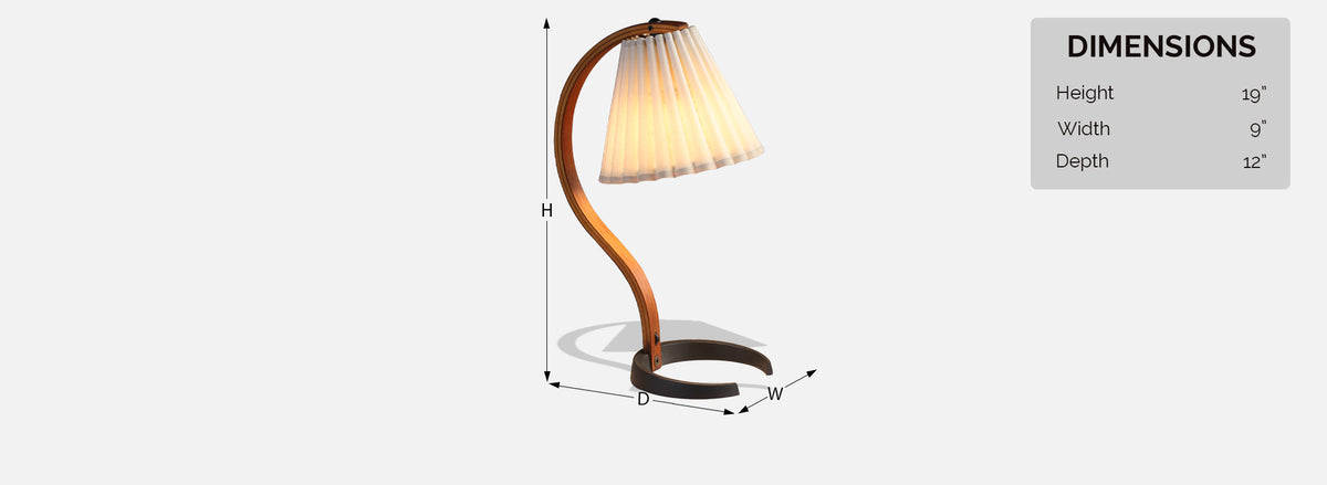 Danish Modern Arc Table Lamp by Mads Caprani