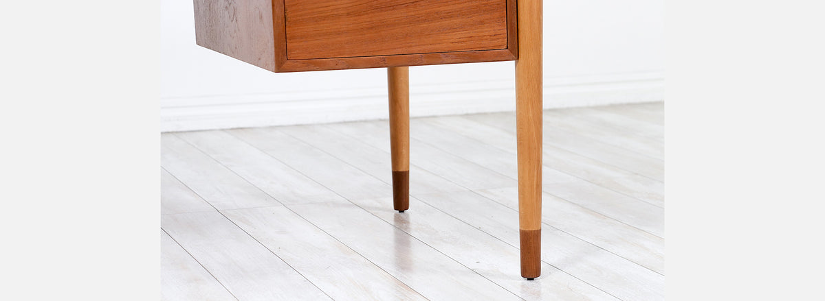 Børge Mogensen Teak & Oak Executive Desk for Søborg Møbler