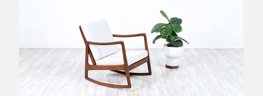 Ole Wanscher Model FD-120 Rocking Chair for France & Søn