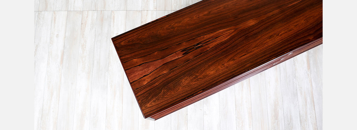 Scandinavian Modern Rosewood 8-Drawer Dresser by Westnofa