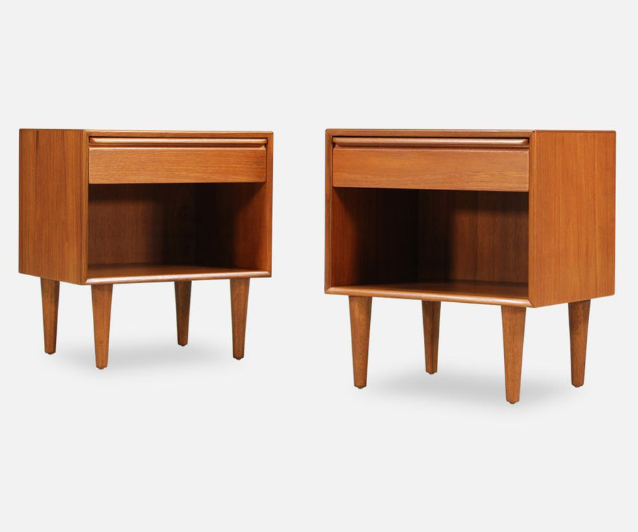 Mid-Century Modern Teak Night Stands by Westnofa-2