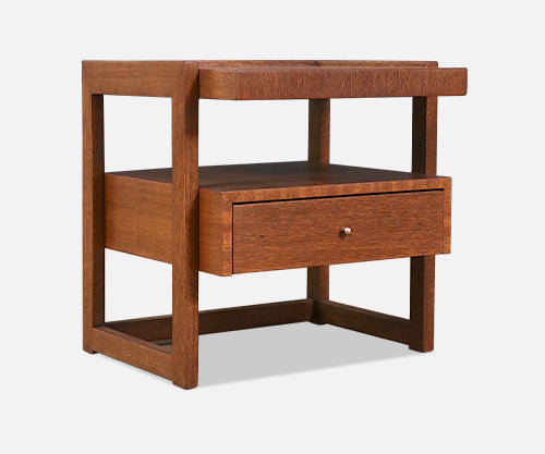 California Modern Two-Tier Night Stand by Paul Laszlo