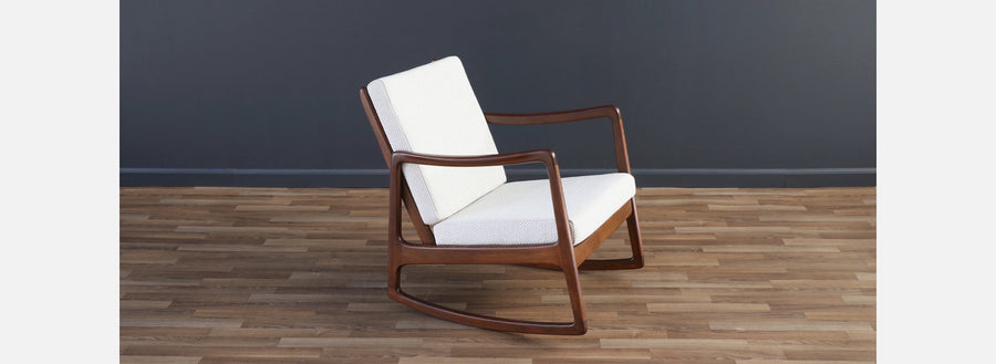 Ole Wanscher Model FD-110 Walnut Rocking Chair for France & Son