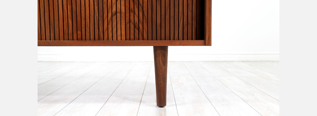 Merton L. Gershun Pyramid Bookshelf with Tambour-Doors for Dillingham