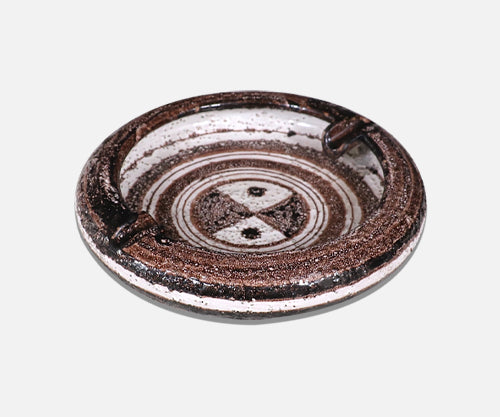 Aldo Londi Italian Glazed Ceramic Ashtray for Bitossi Studio