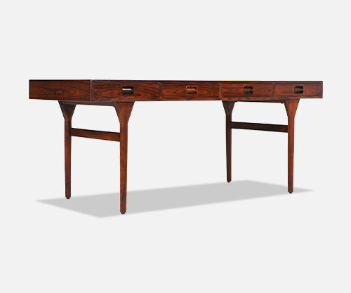 Nanna Ditzel Four-Drawer Rosewood Executive Desk for Søren Willadsen