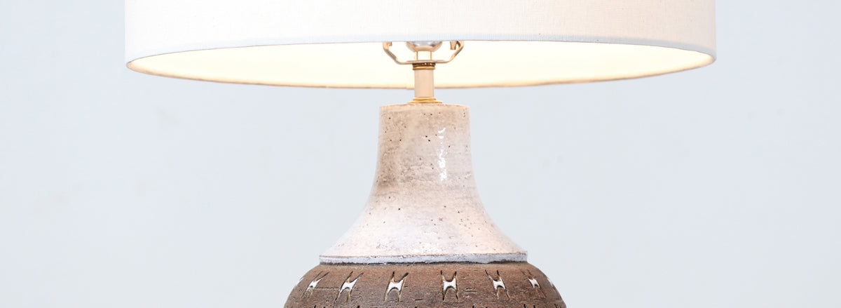 Mid-Century Modern Italian Ceramic Table Lamp for Bitossi