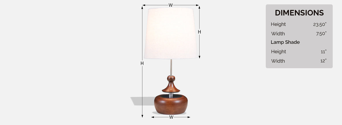Arthur Jacobs Model-1695 Table Lamp for Modeline of CA