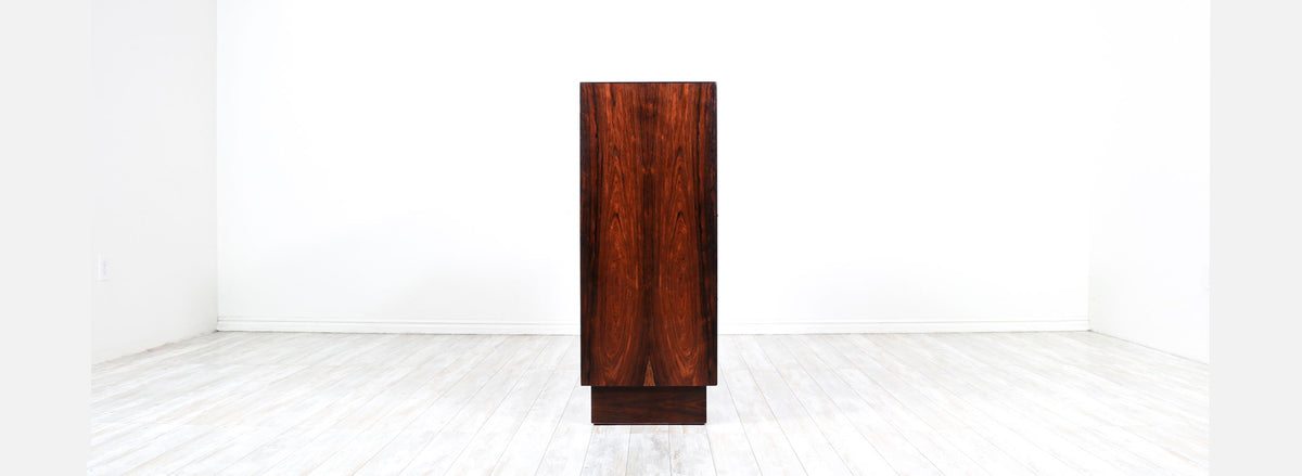 Mid-Century Modern Brazilian Rosewood Bachelor Chest of Drawers 