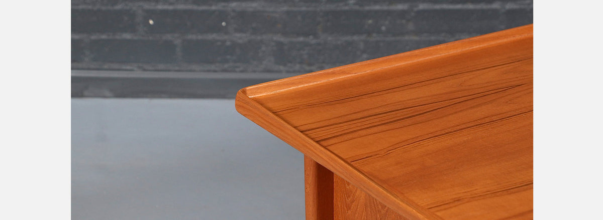 Danish Modern Floating-Top Desk by Peter Lovig Nielsen