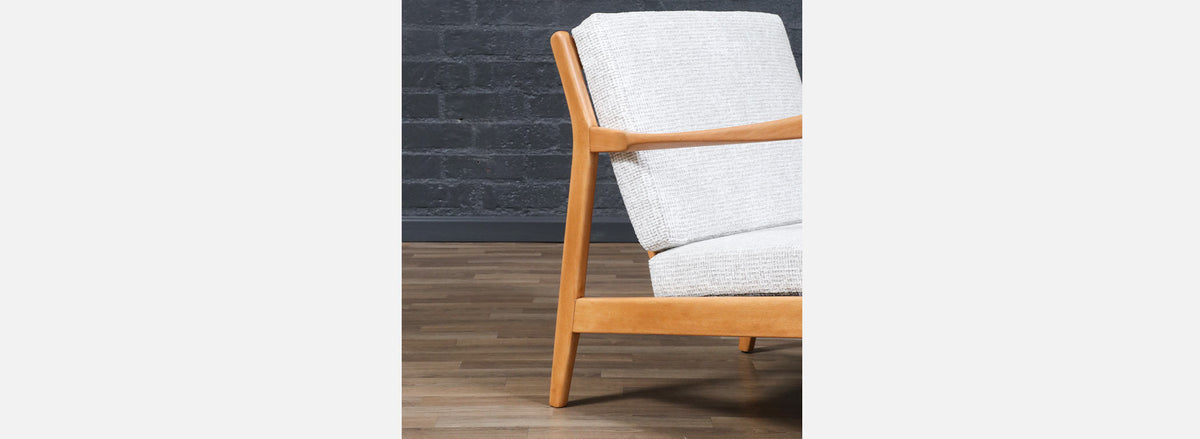 Folke Ohlsson Model "Tema 1" Beechwood Lounge Chairs for Dux