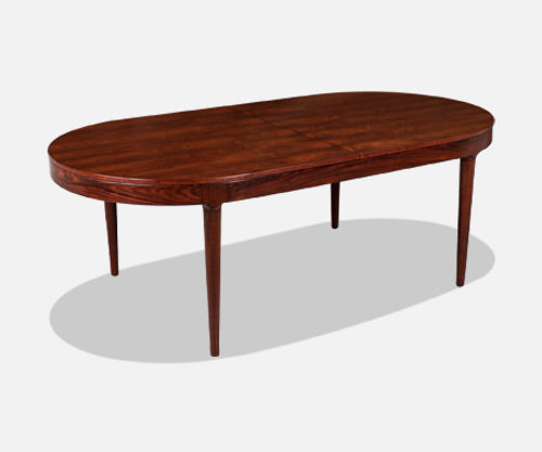Arne Hovmand-Olsen "Butterfly-Leave" Expanding Rosewood Dining Table for Mogens Kold