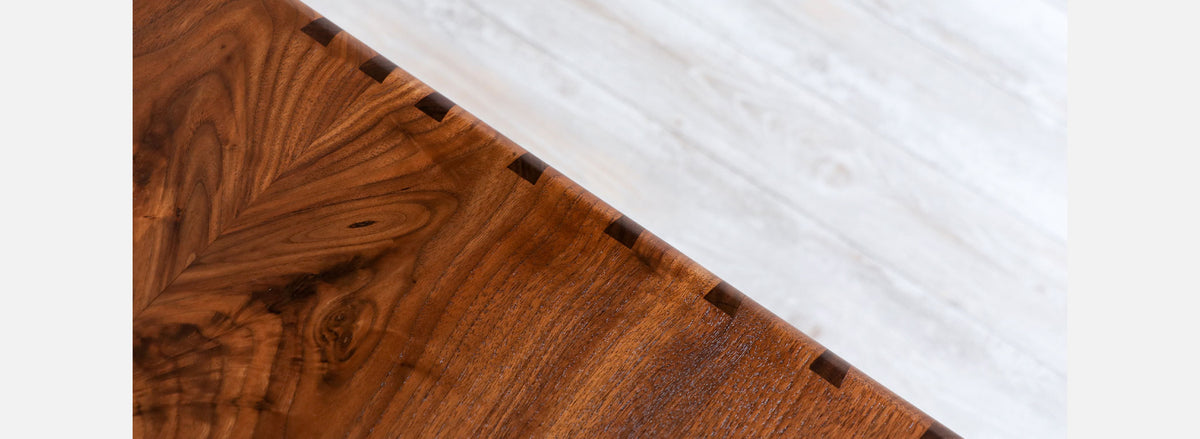 California Studio Sculpted Walnut Executive Desk by Anthony Khan