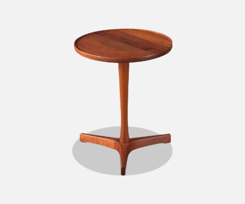 Hans C. Andersen Tripod Teak Side Table for Artex