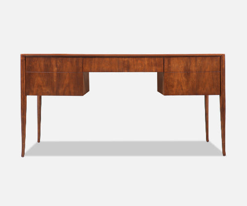 T.H. Robsjohn-Gibbings Executive Saber-Leg Desk for Widdicomb