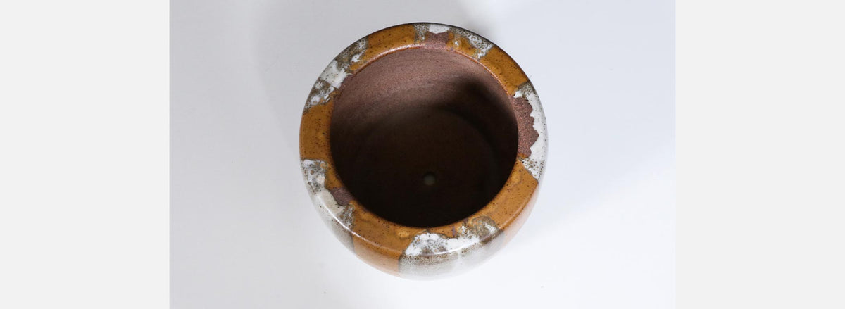 Californian Pro Artisan "Flame Glaze" Tire Planter by David Cressey & John Follis