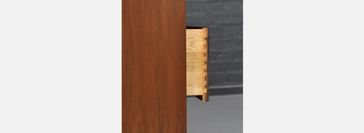 Stanley Young Walnut 6-Drawer Dresser for Glenn of California