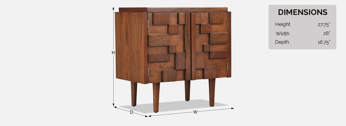 Mid-Century Modern "Staccato" Night Stand by Lane