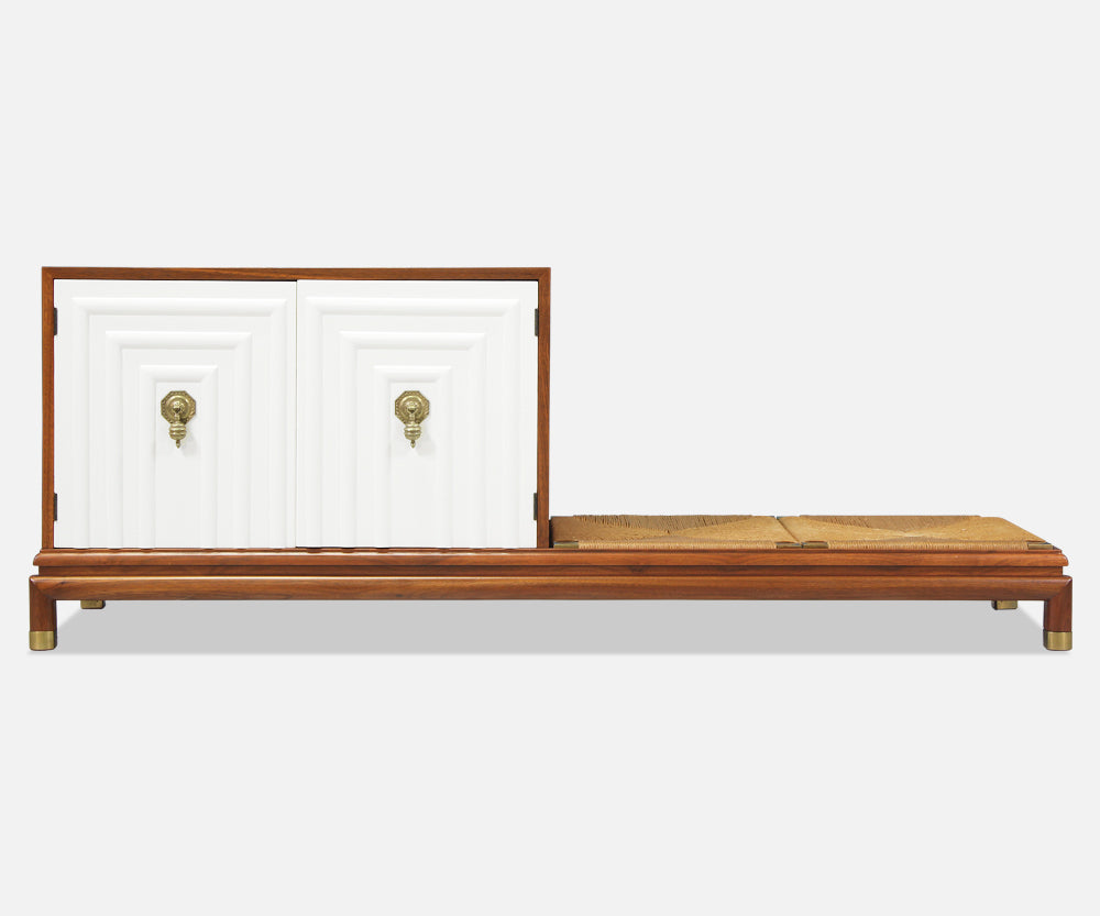 Renzo Rutili Credenza with Seating Bench for Johnson Furniture