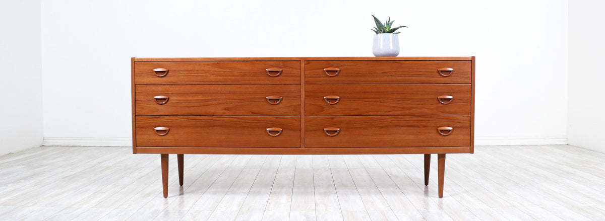 Danish Modern Teak Dresser by Kai Kristiansen