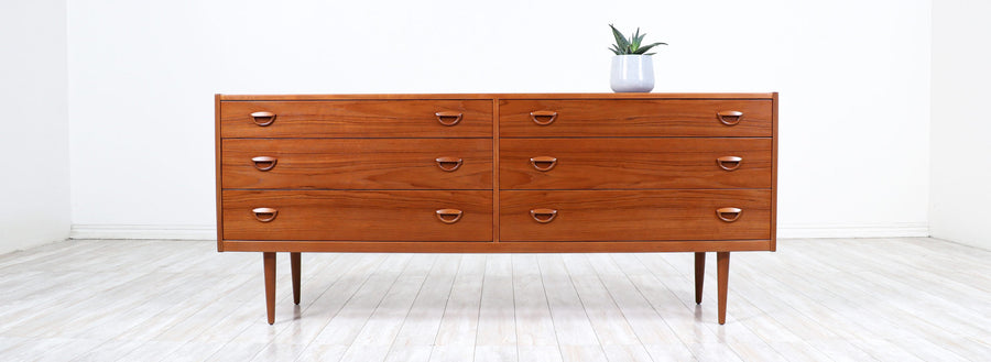 Danish Modern Teak Dresser by Kai Kristiansen