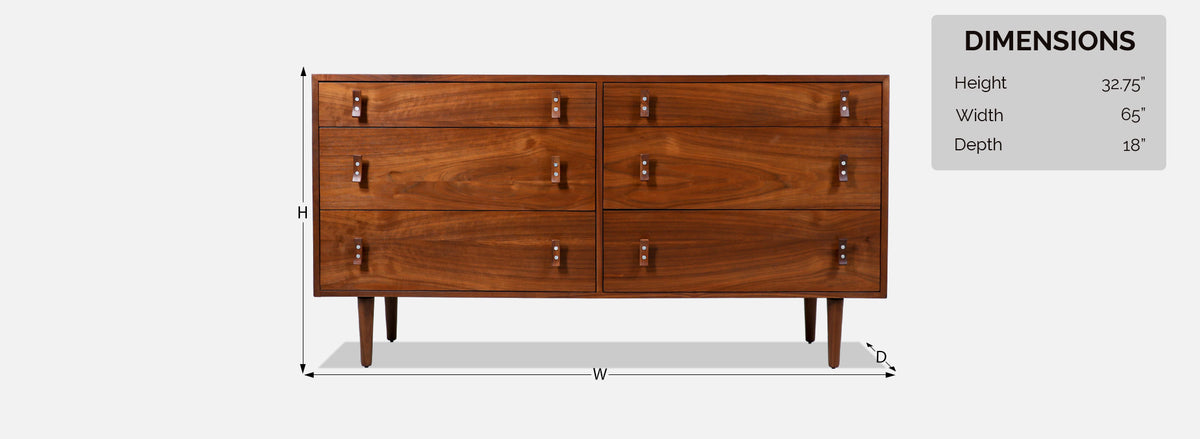 Mid-Century Modern Dresser by Stanley Young for Glenn of California