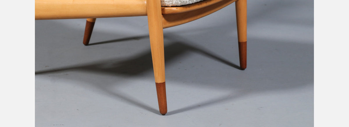 Peter Hvidt Model FD-146 Teak & Birch Lounge Chair