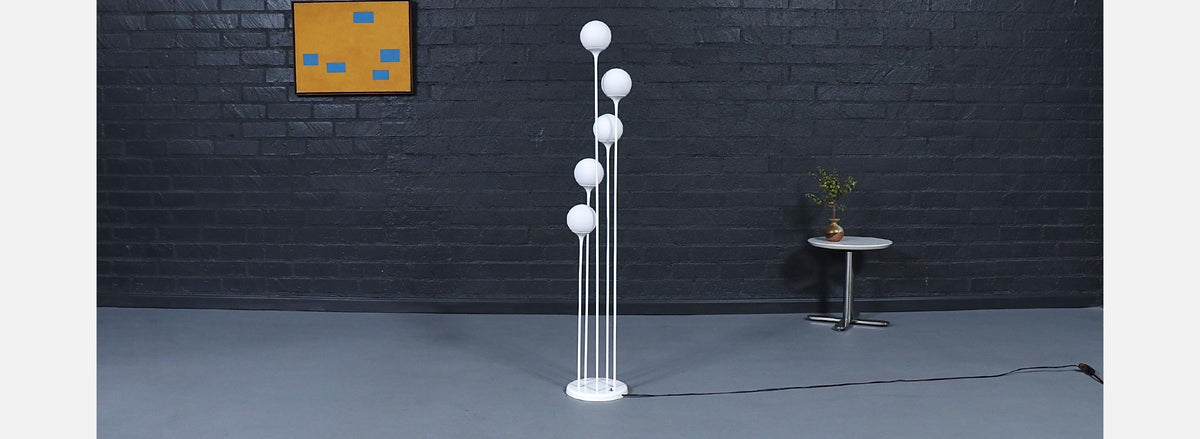 Mid Century Modern 5-Tier Orb Floor Lamp by Lightolier