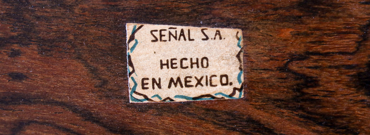Don S. Shoemaker Rosewood Oval Tray for Señal Furniture
