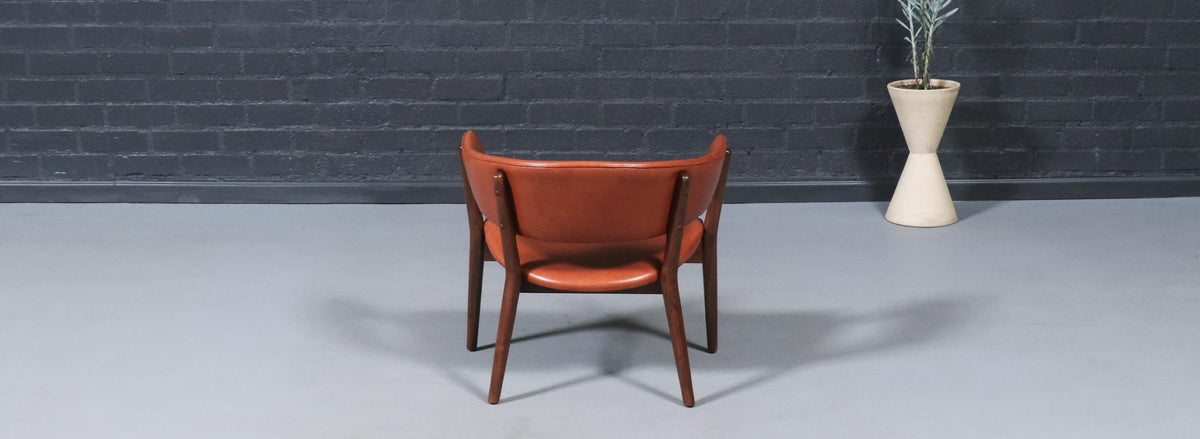 Nanna Ditzel ND-83 Cognac Leather Chair for Søren Willadsen