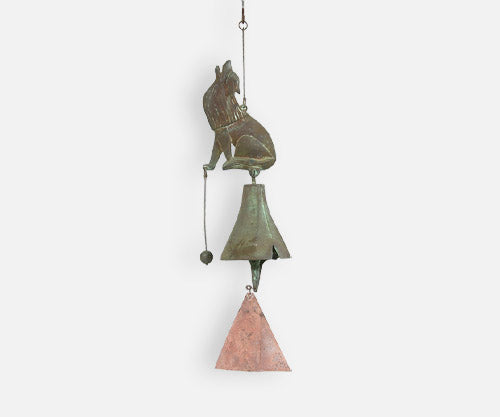 Paolo Soleri "Howling Wolf" Bronze Wind Chime for Arcosanti