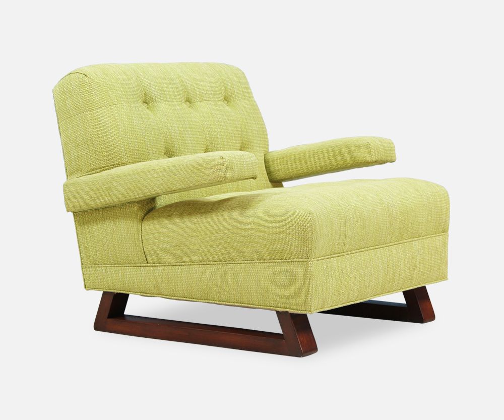 Paul Laszlo Style Lounge Chair with Sled Base