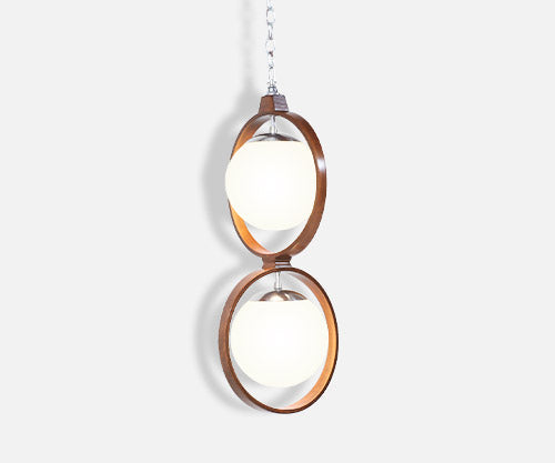 Arthur Jacobs Double Ring Pendant Chandelier for Modeline