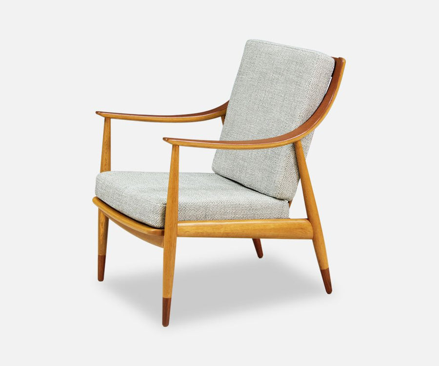 Peter Hvidt & Orla Mølgaard-Nielsen Model FD-145 Lounge Chair for France & Daverkosen