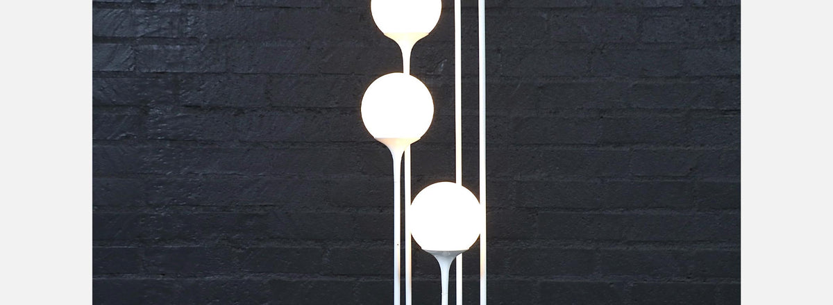 Mid Century Modern 5-Tier Orb Floor Lamp by Lightolier