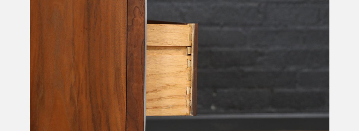 Paul McCobb "Linear Group" Dresser w/ Steel Accents for Calvin Furniture