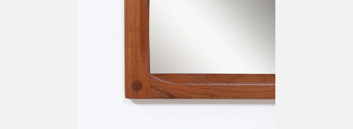 Kai Kristiansen Model-165 Teak Wall Mirror for Aksel Kjersgaard