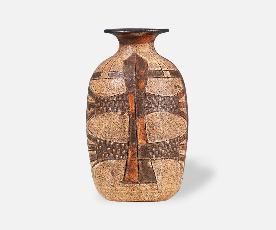 Marguerite Wildenhain Stoneware Base for Pond Farm Studio