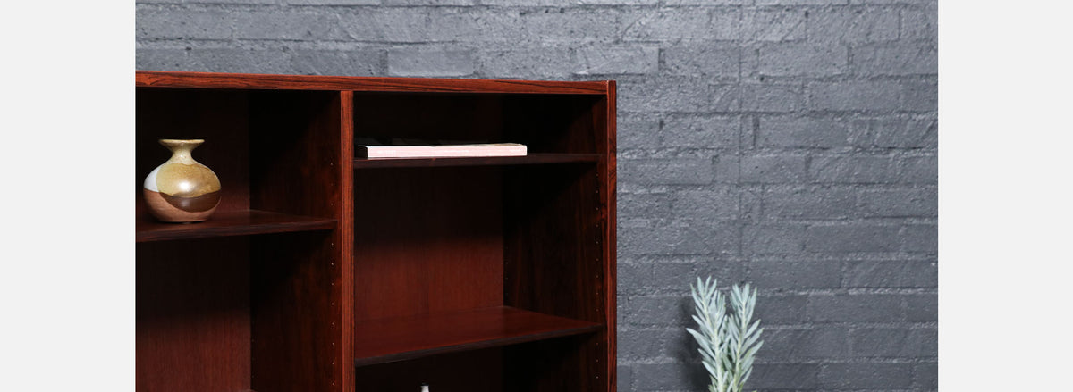 Danish Modern Rosewood Bookshelf by Carlo Jensen for Hundevad & Co.